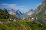 Dorf im Norden von Norwegen
