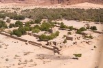 Siedlung in der Wüste von Tschad