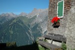 Hütte in den Österreicher Alpen, Vorarlberg