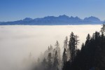 Nebelmeer in der Österreicher Alpen, Kärnten