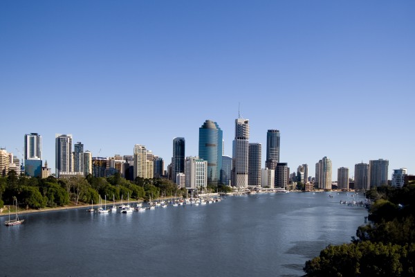 Skyline von Brisbane, Australien