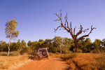 4X4 im Buschland von Australien