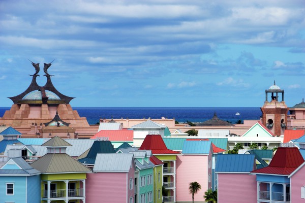 Resort Gebäude auf Paradise Island