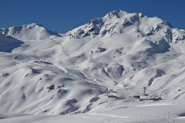 Skigebiet von Davos Klosters