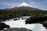 Vulkan Osorno und Petrohue Wasserfälle, Chile