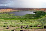 Krater des Rano Raraku, Osterinsel