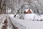 Winterlandschaft in Dänemark