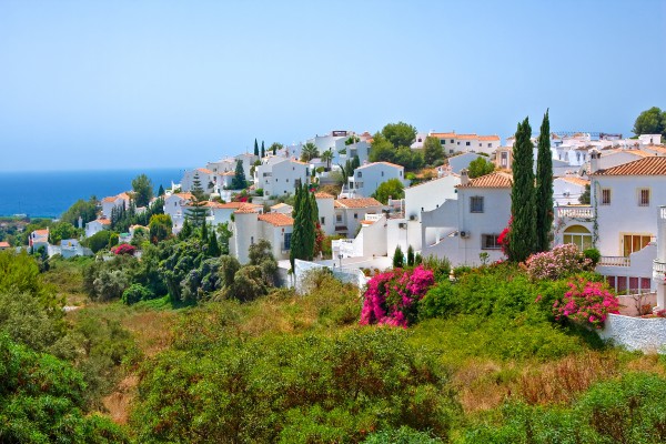 Nerja an der Costa del Sol, Spanien