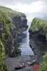 Der Hafen von Gjógv, Eysturoy
