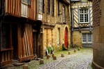 Altstadthäuser in Rennes, Region Bretagne