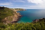Küste mit Klippen in Guernsey