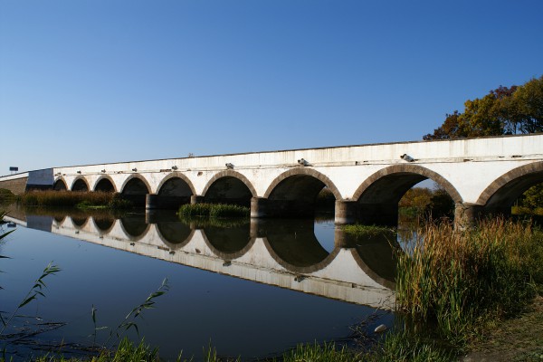 Brücke bei Hortobagy, Ungarn