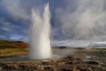 Geysir Strokkur, Heisswassertal Haukadalur