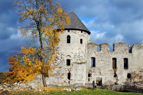 Ruine der Ordensburg, Cesis