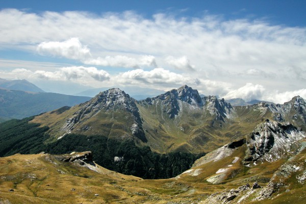 Korab Gebirge im albanisch-mazedonischen Grenzgebiet