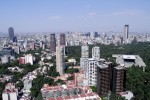 Skyline des Finanzdistrikts von Mexiko City
