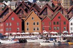 Typische Häuser in Norwegen