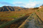 Terraced field in Chinchero, Peru