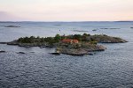 Einsame Insel im baltischen Meer, Schweden