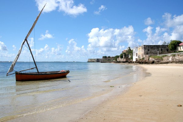 Dhau Boot in Ilha, Mosambik