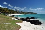 Sandstrand in Mauritius