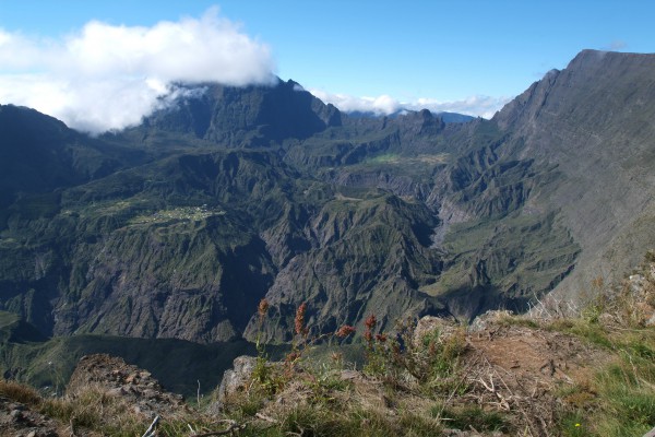 Gebirge auf der Insel Reunion