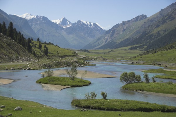 Tian Shan Gebirgslandschaft, Kirgisistan