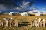 Jurte, traditionelles Nomaden Zelt, Kasachstan