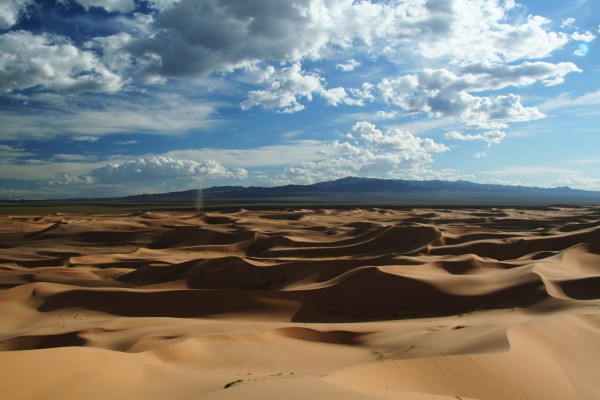 Sanddünen in der Gobi-Wüste, Mongolei