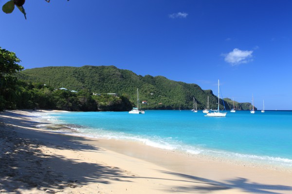 Strand auf Bequia Island, St. Vincent