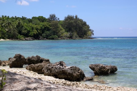 Strand der Insel Efate, Vanuatu, Melanesien