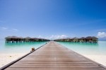 Bungalows auf Tahiti, Französisch Polynesien