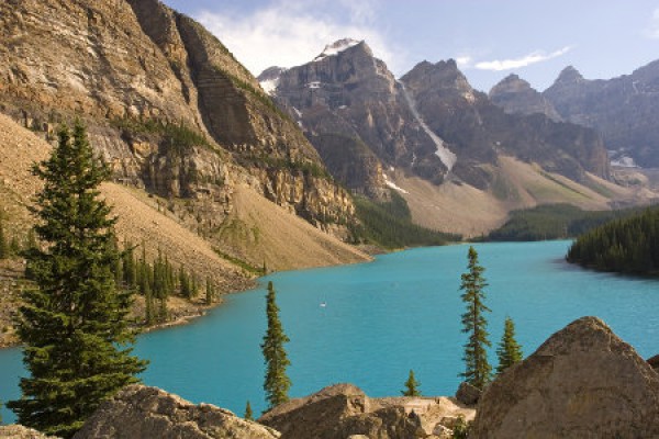 Moraine lake in Banff Alberta, Kanada