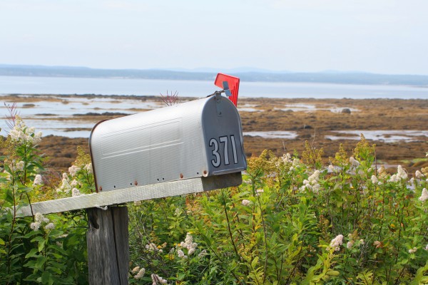 Mailbox in Maces Bay