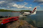 Flug zu einer Lodge im Norden