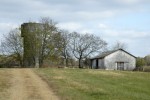 Silo auf einer Farm