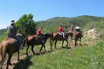 Reiten in den Rockies