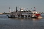 Schauffelraddampfer auf dem Mississippi, Louisiana