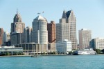 Detroit City Skyline, Michigan