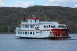 Mississippi-Dampfschiff als Showboat bei Stillwater, Minnesota