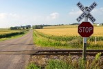 Railroad Crossing in Wisconsin